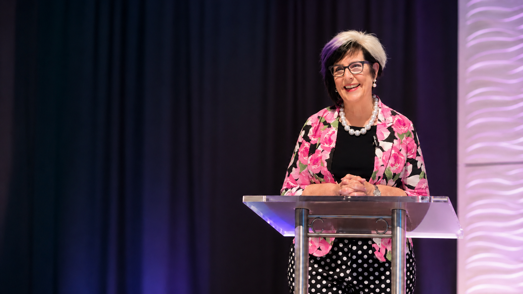 Debi Fehrman on stage